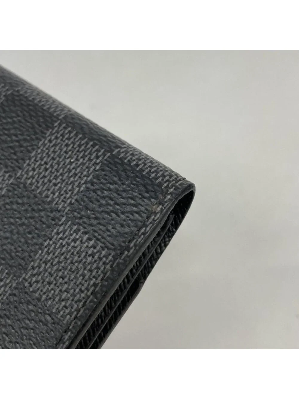 Louis Vuitton Business Card Holder Damier Graphite Black